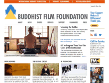 Tablet Screenshot of buddhistfilmfoundation.org